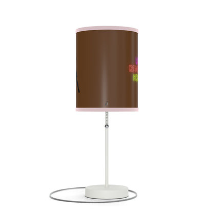 Lamp on a Stand, US|CA plug: Soccer Brown