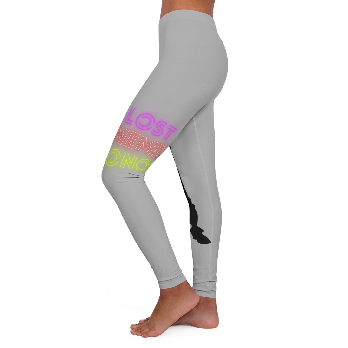 Women's Spandex Leggings: Dance Lite Grey