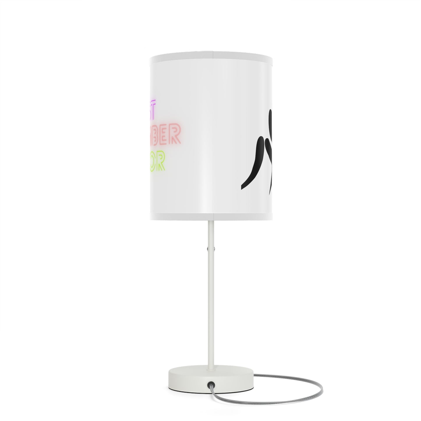 Lamp on a Stand, US|CA plug: Wrestling White