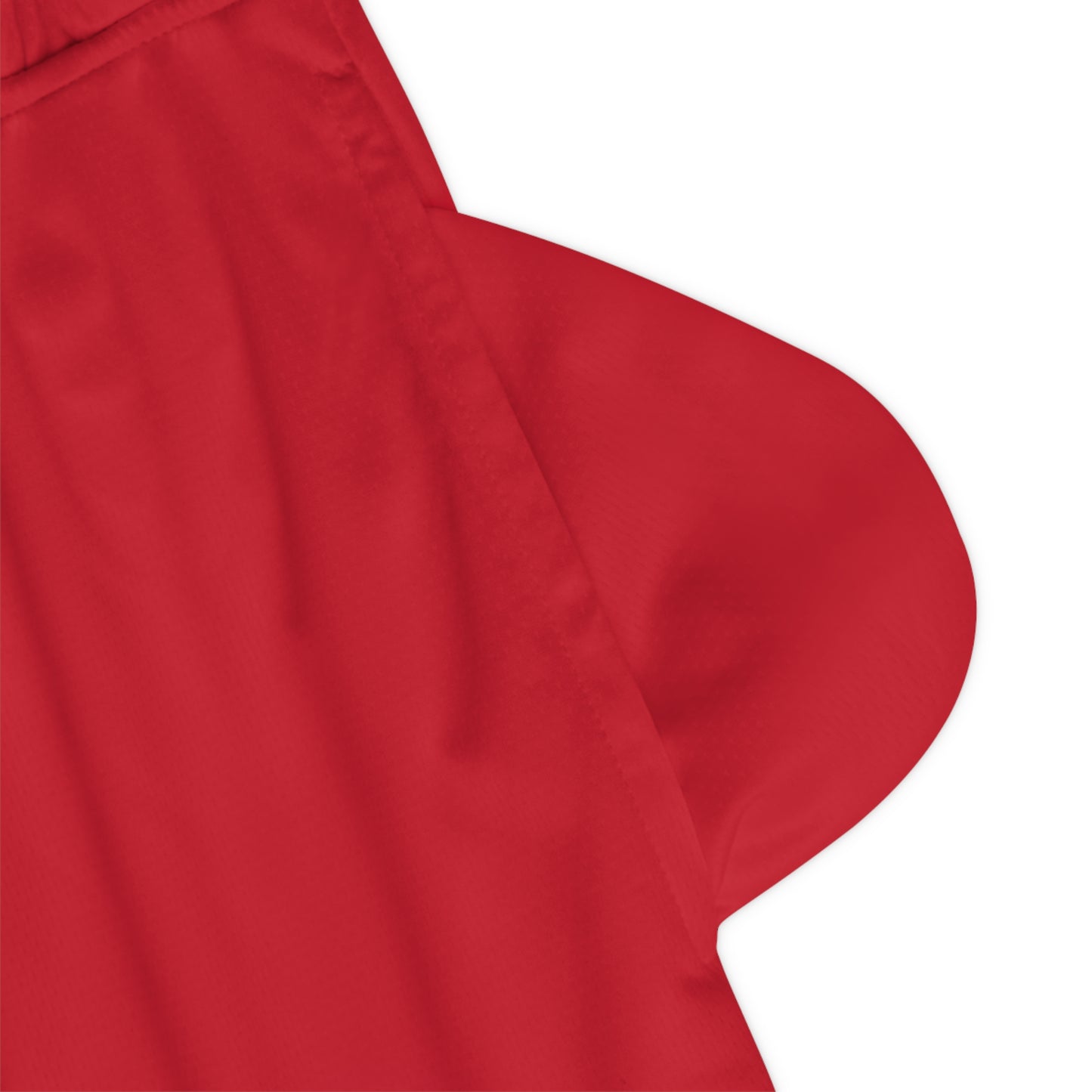 Basketball Rib Shorts: Lost Remember Honor Dark Red