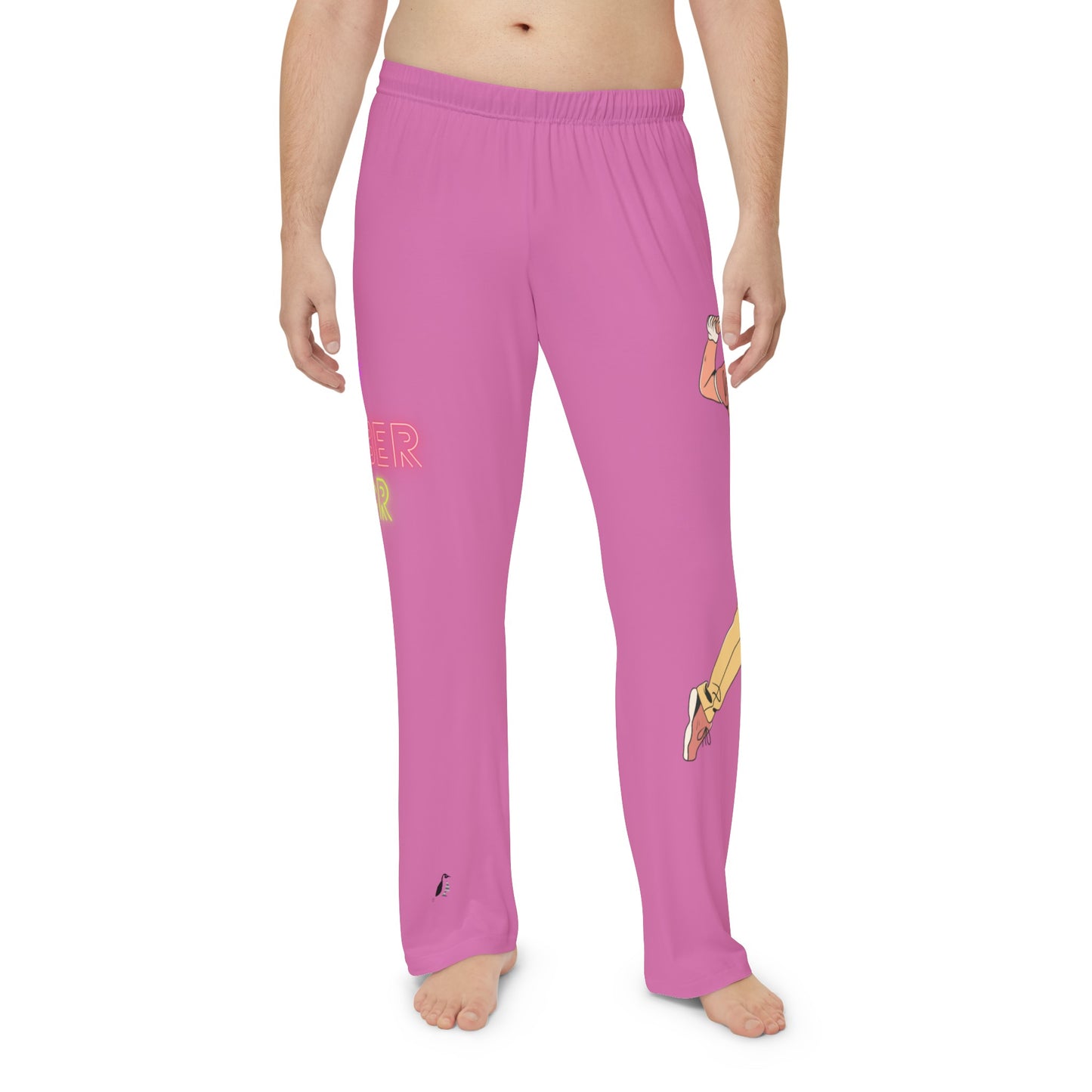 Men's Pajama Pants: Golf Lite Pink