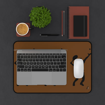 Desk Mat: Tennis Brown