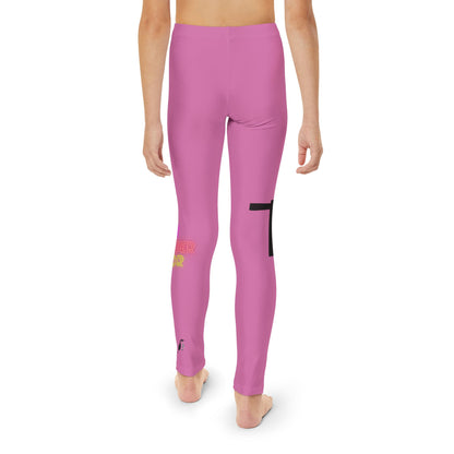 Youth Full-Length Leggings: Fishing Lite Pink