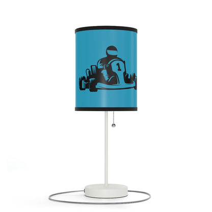 Lamp on a Stand, US|CA plug: Racing Turquoise