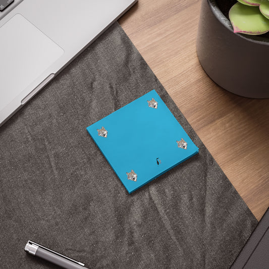 Post-it® Note Pads: Wolves Turquoise