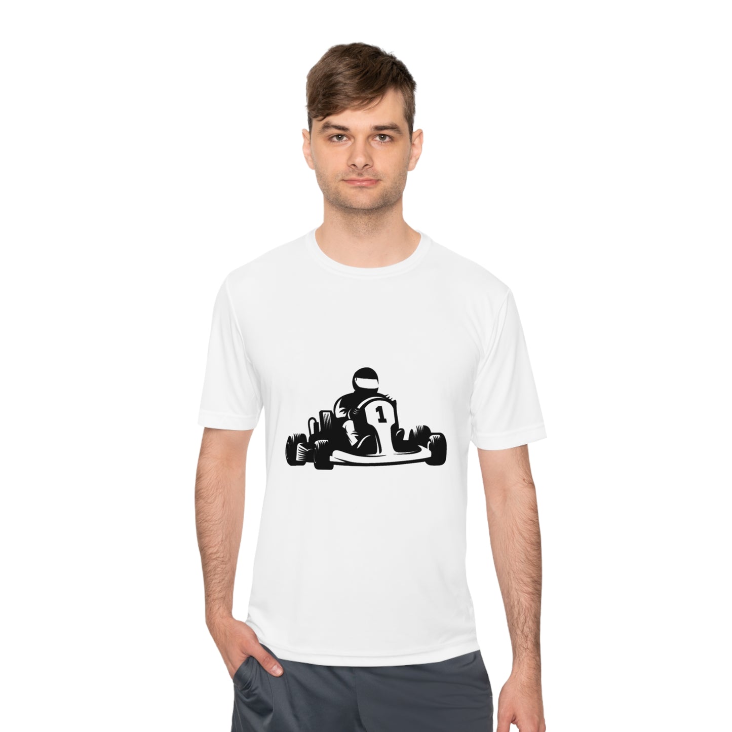 Moisture Wicking Tee: Racing #1