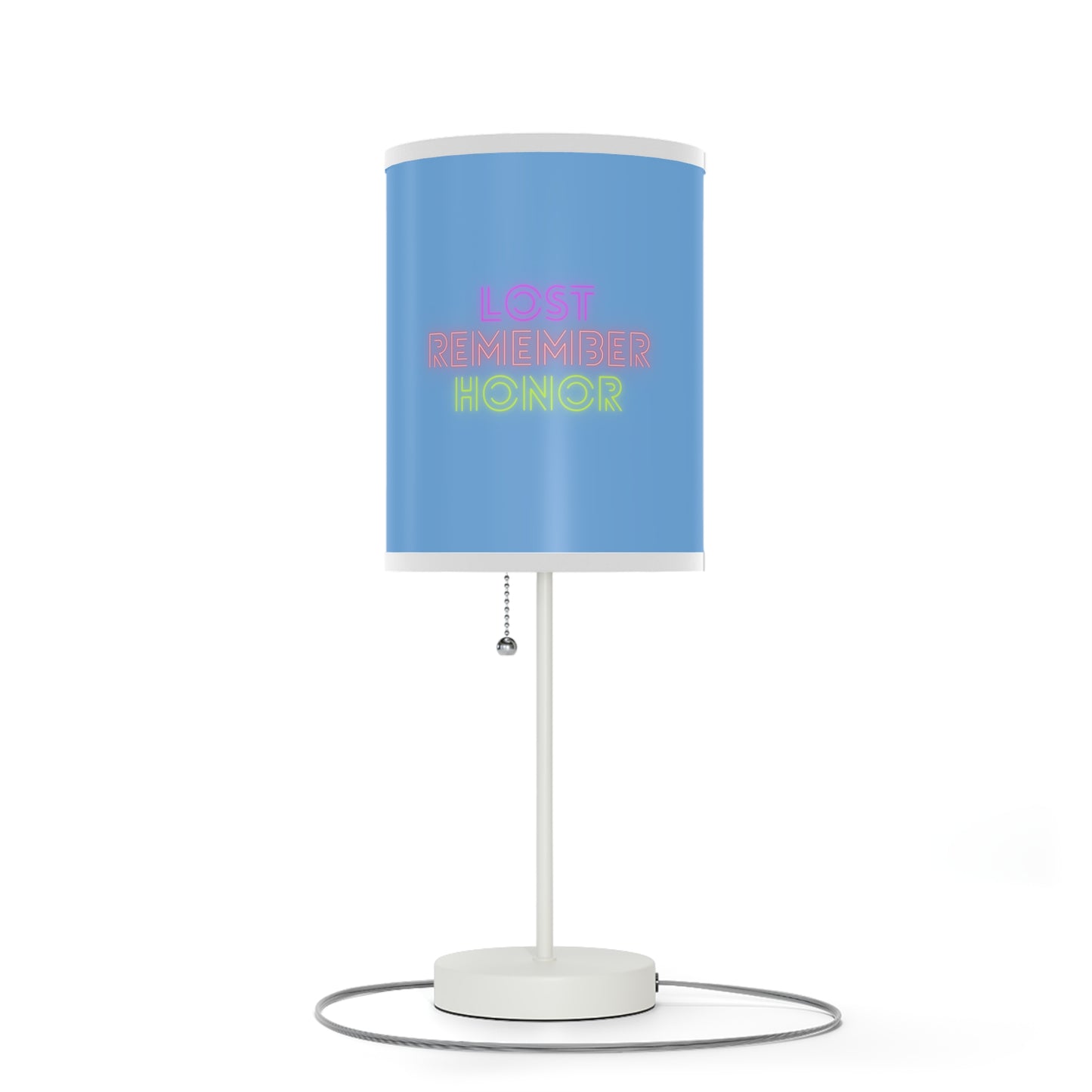 Lamp on a Stand, US|CA plug: Skateboarding Lite Blue