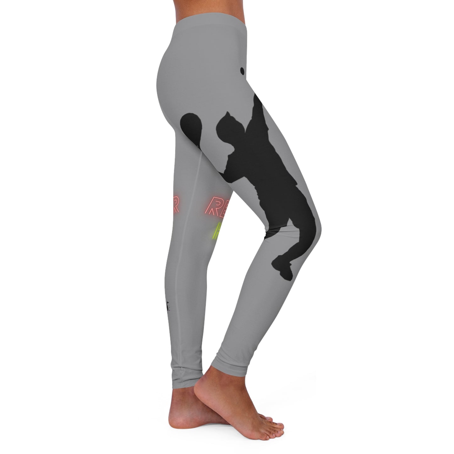 Women's Spandex Leggings: Tennis Grey