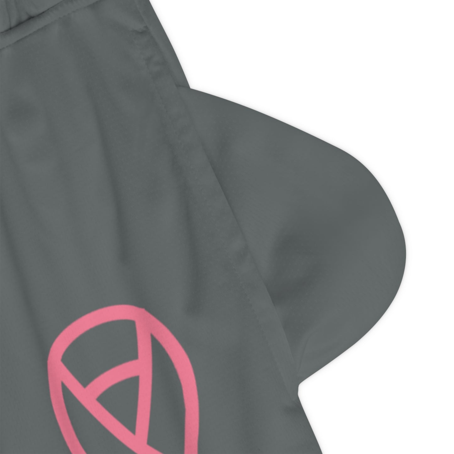 Basketball Rib Shorts: Fight Cancer Dark Grey