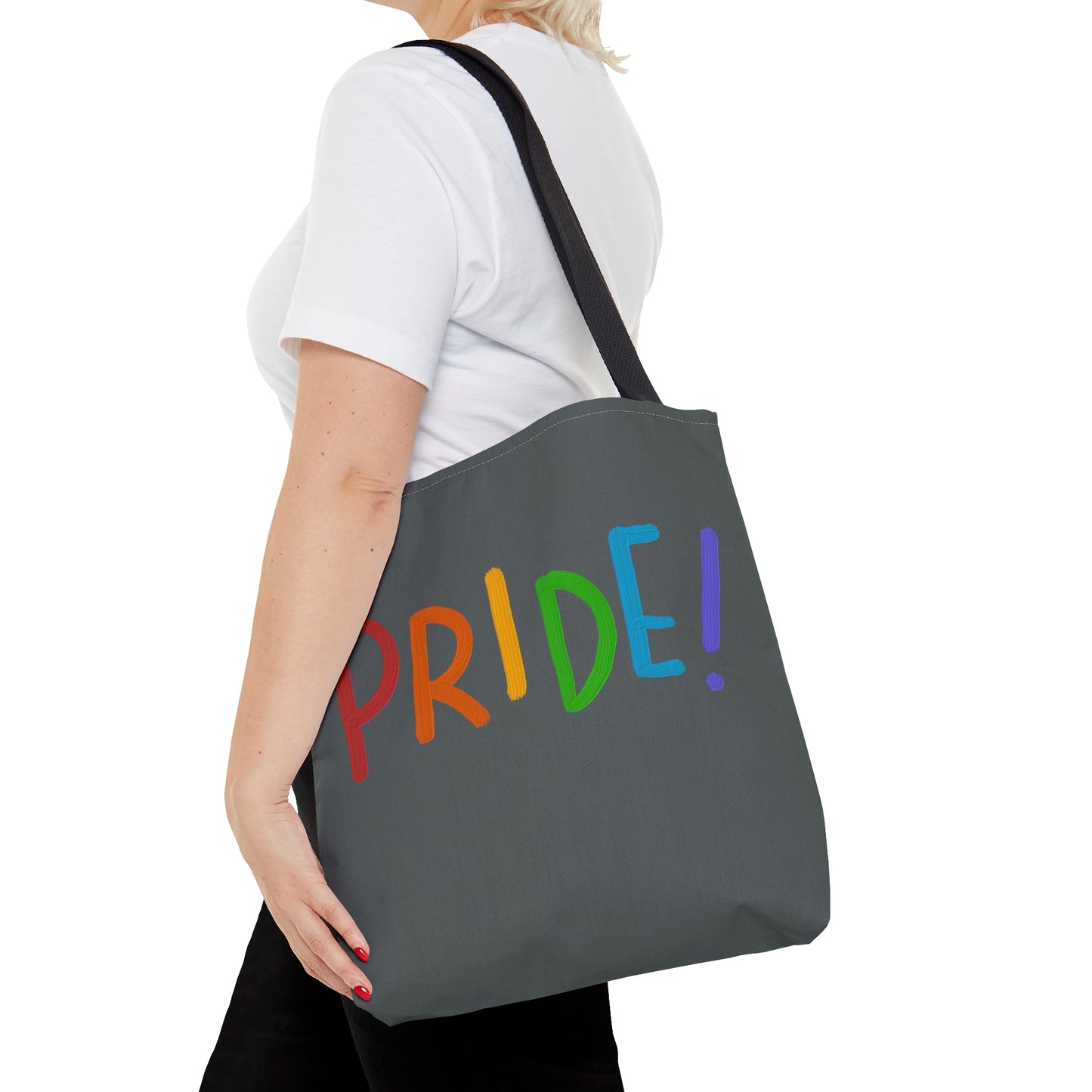 Tote Bag: LGBTQ Pride Dark Grey