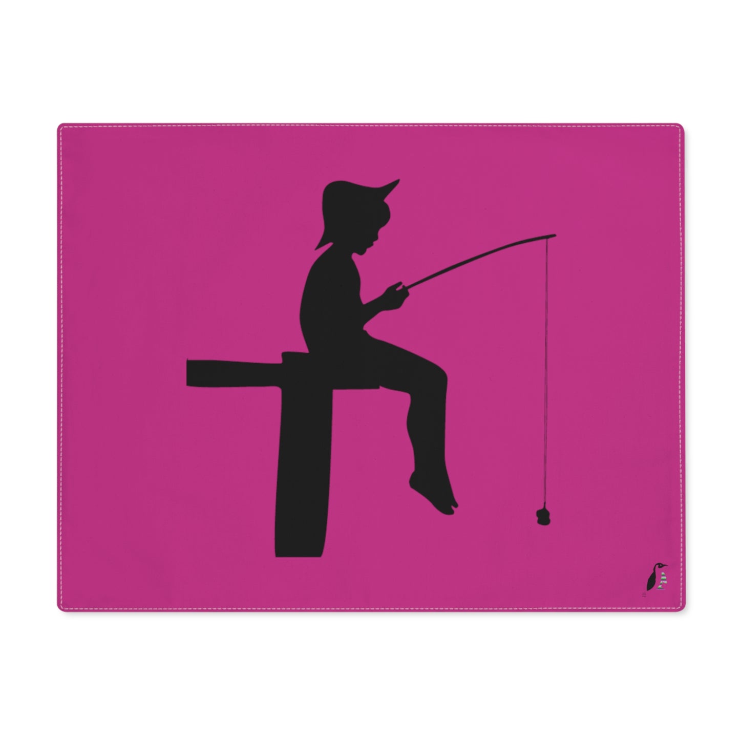 Placemat, 1pc: Fishing Pink