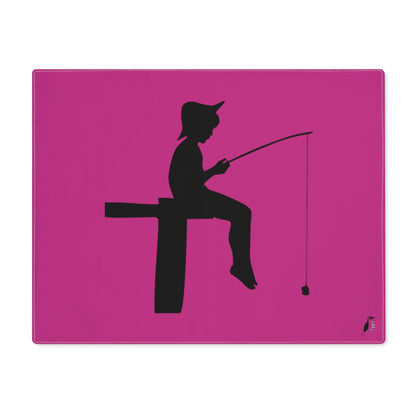 Placemat, 1pc: Fishing Pink