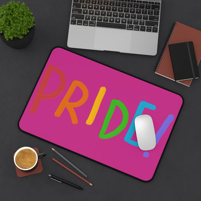 Desk Mat: LGBTQ Pride Pink