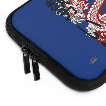 Laptop Sleeve: Dragons Dark Blue