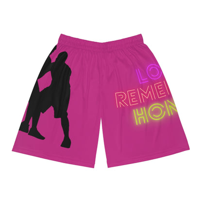 Basketball Shorts: Basketball Pink