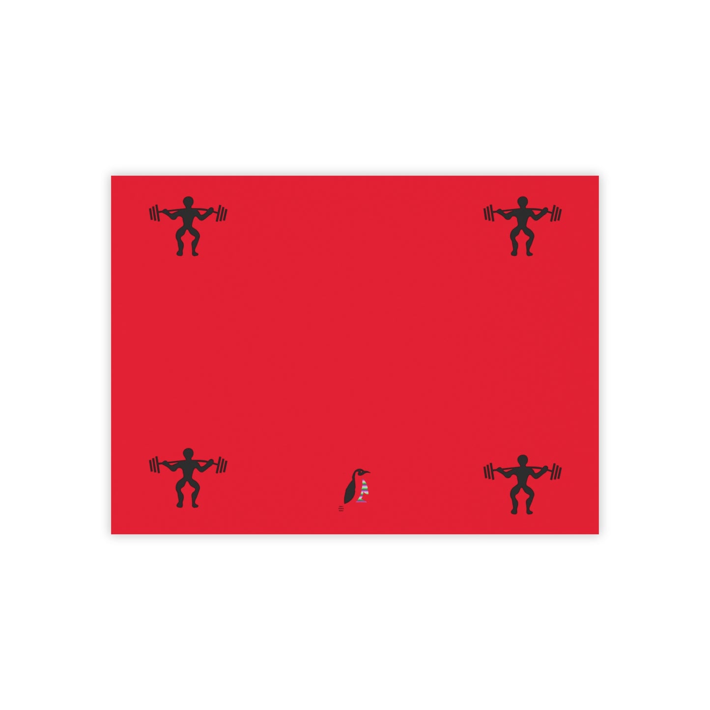 Post-it® Note Pads: Weightlifting Dark Red