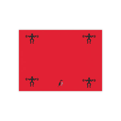 Post-it® Note Pads: Weightlifting Dark Red