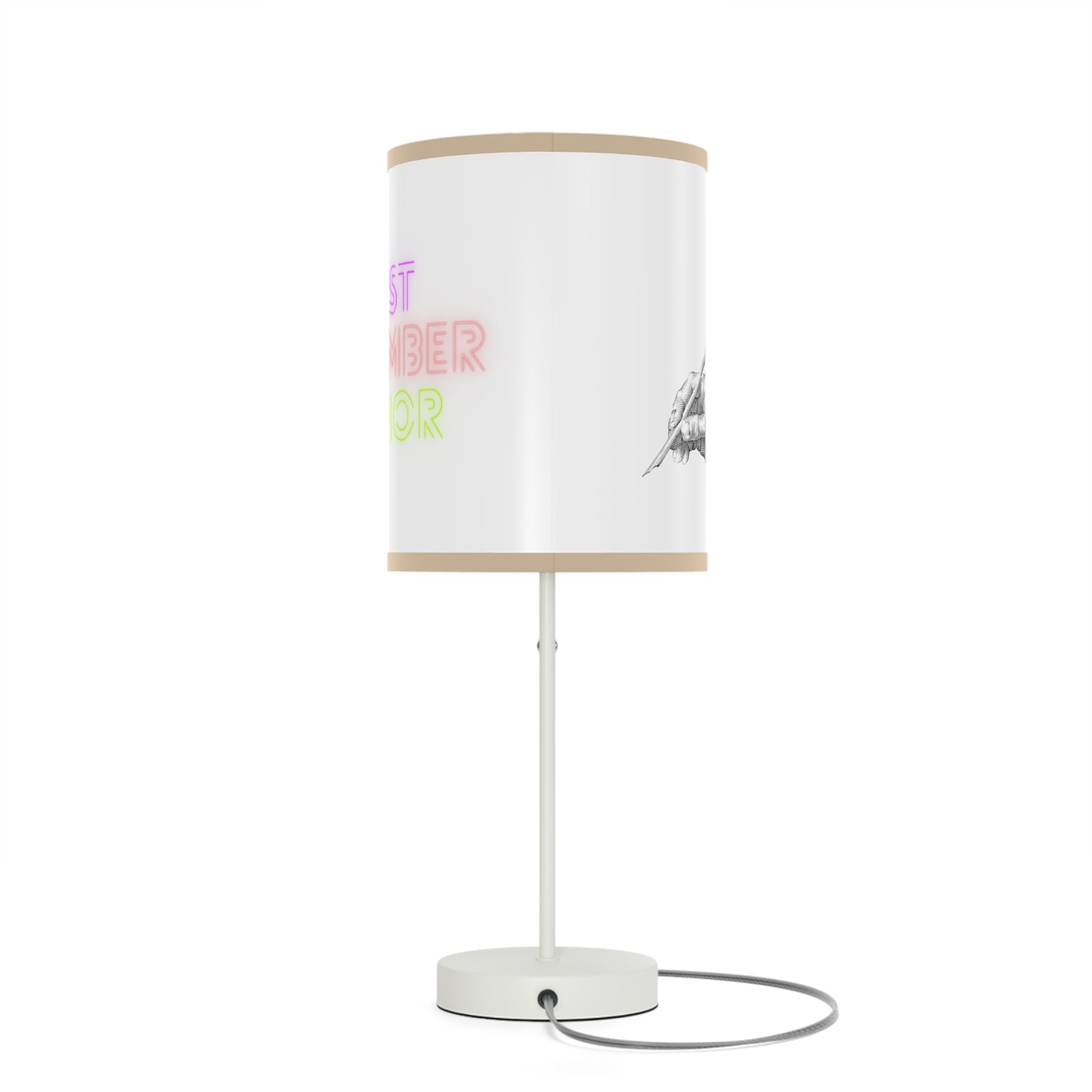 Lamp sa isang Stand, US|CA plug: Writing White 