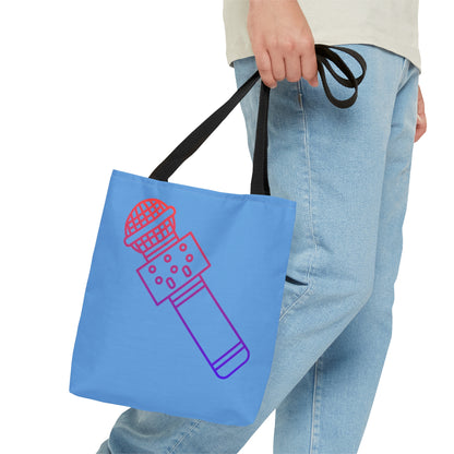 Tote Bag: Music Lite Blue