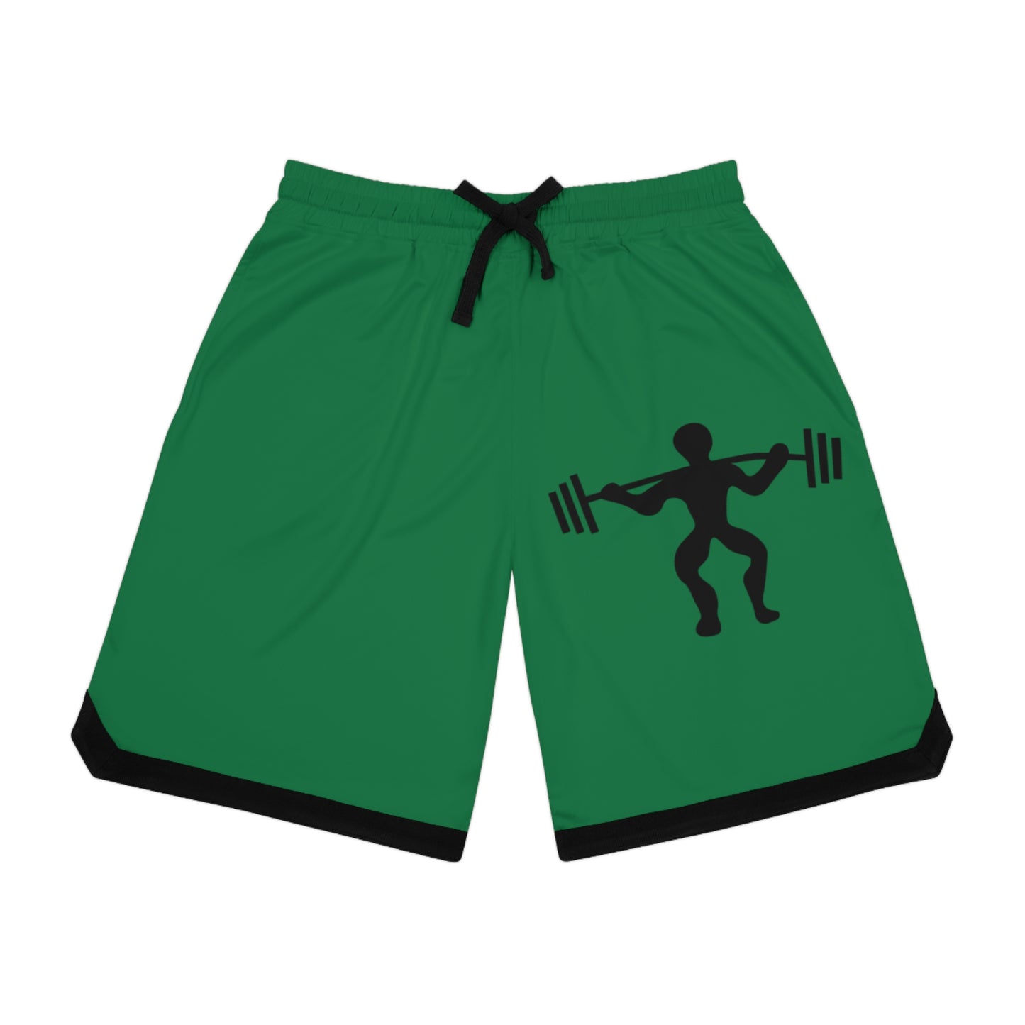 Basketball Rib Shorts: Weightlifting Dark Green