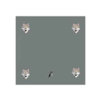 Post-it® Note Pads: Wolves Dark Grey