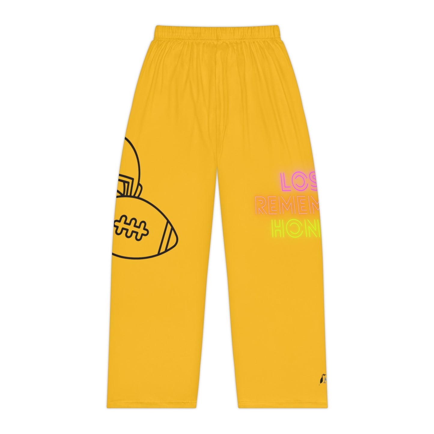 Women's Pajama Pants: Football Yellow