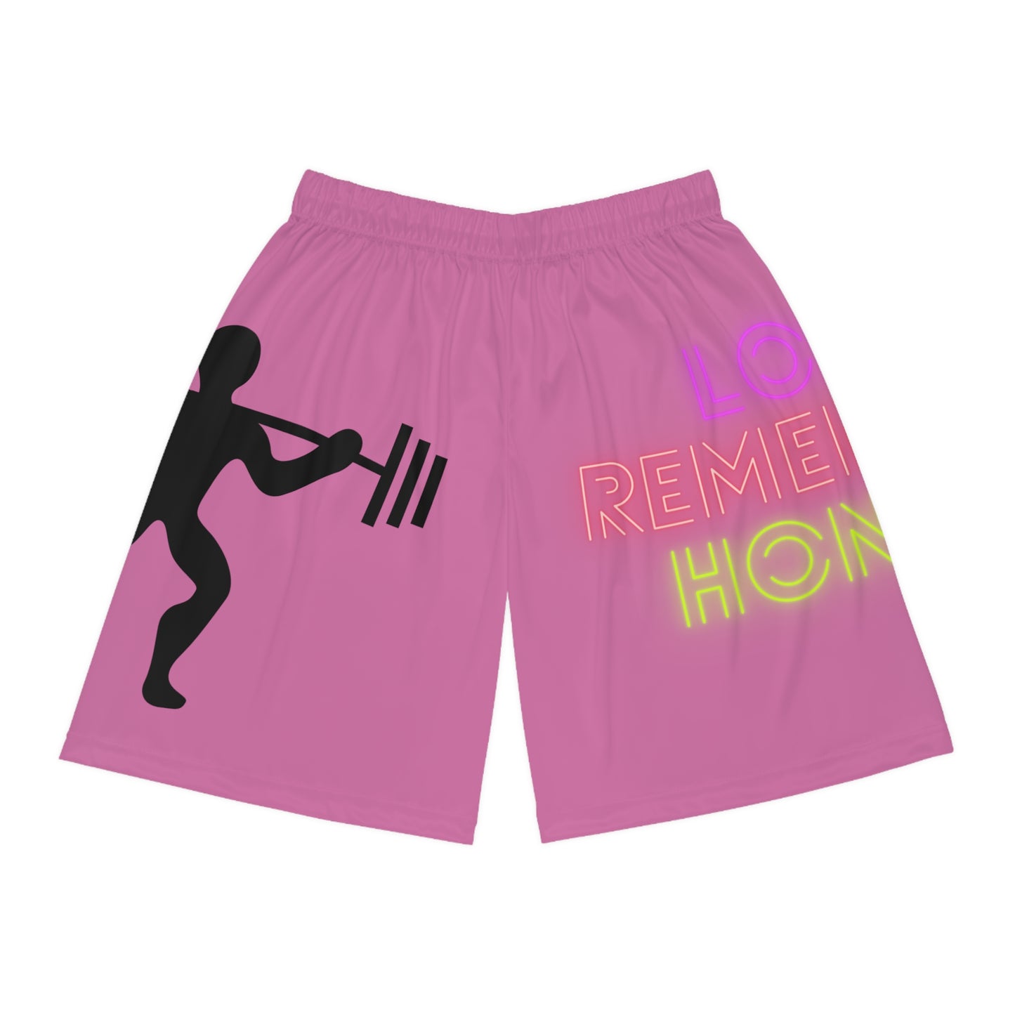 Basketball Shorts: Weightlifting Lite Pink