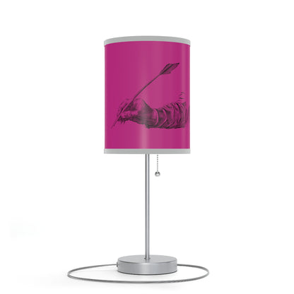 Lamp on a Stand, US|CA plug: Writing Pink