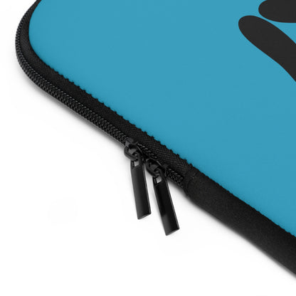 Laptop Sleeve: Wrestling Turquoise