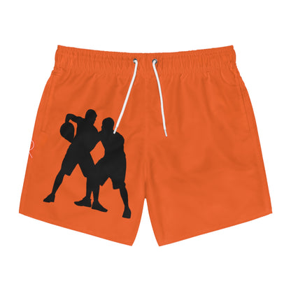 Swim Trunks: Basketball Orange