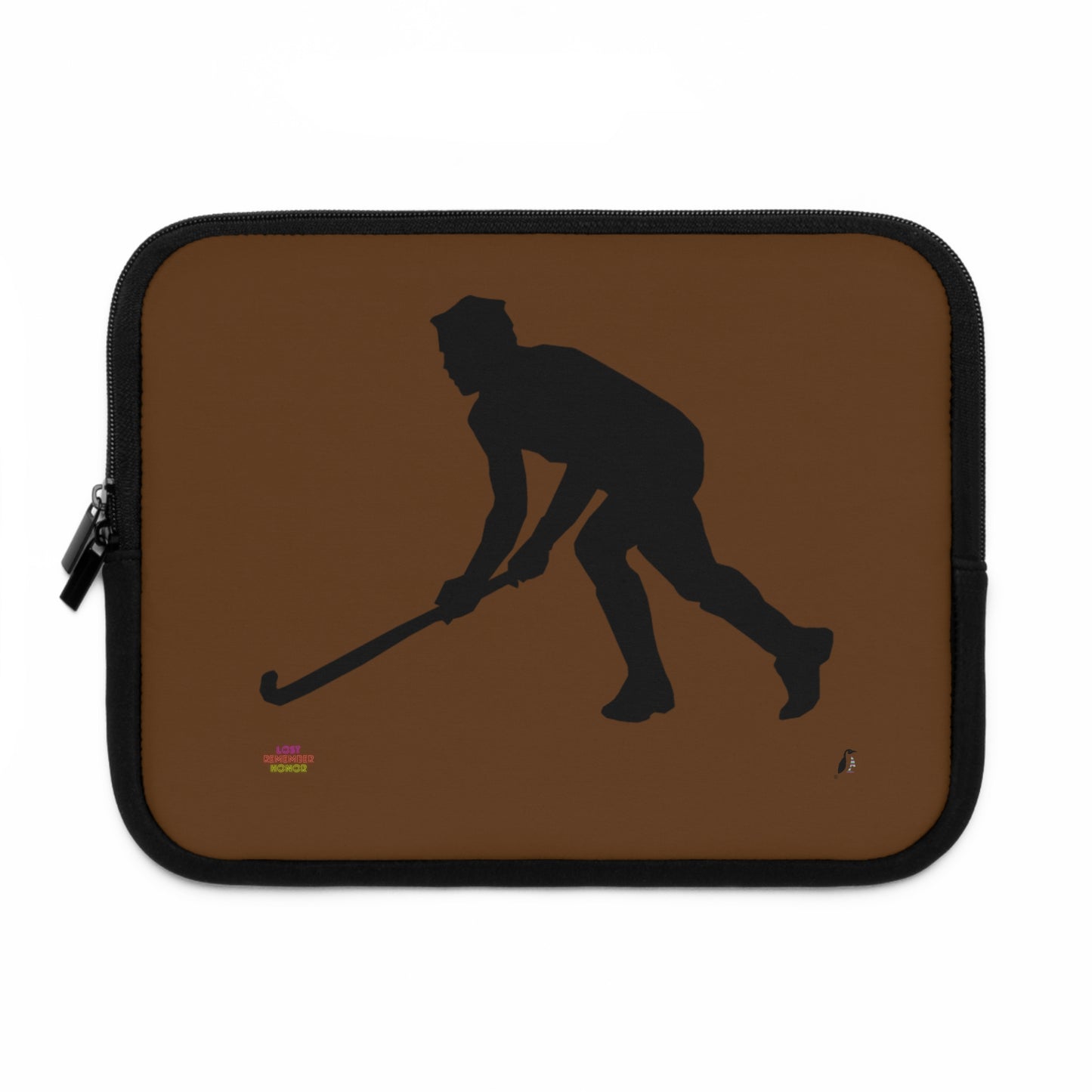 Laptop Sleeve: Hockey Brown