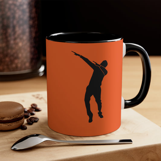 Accent Coffee Mug, 11oz: Dance Orange