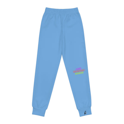 Youth Joggers: Wrestling Lite Blue