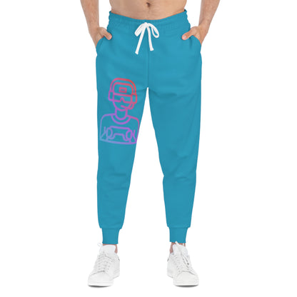 Athletic Joggers: Gaming Turquoise