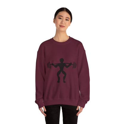 Heavy Blend™ Crewneck Sweatshirt: Weightlifting #1