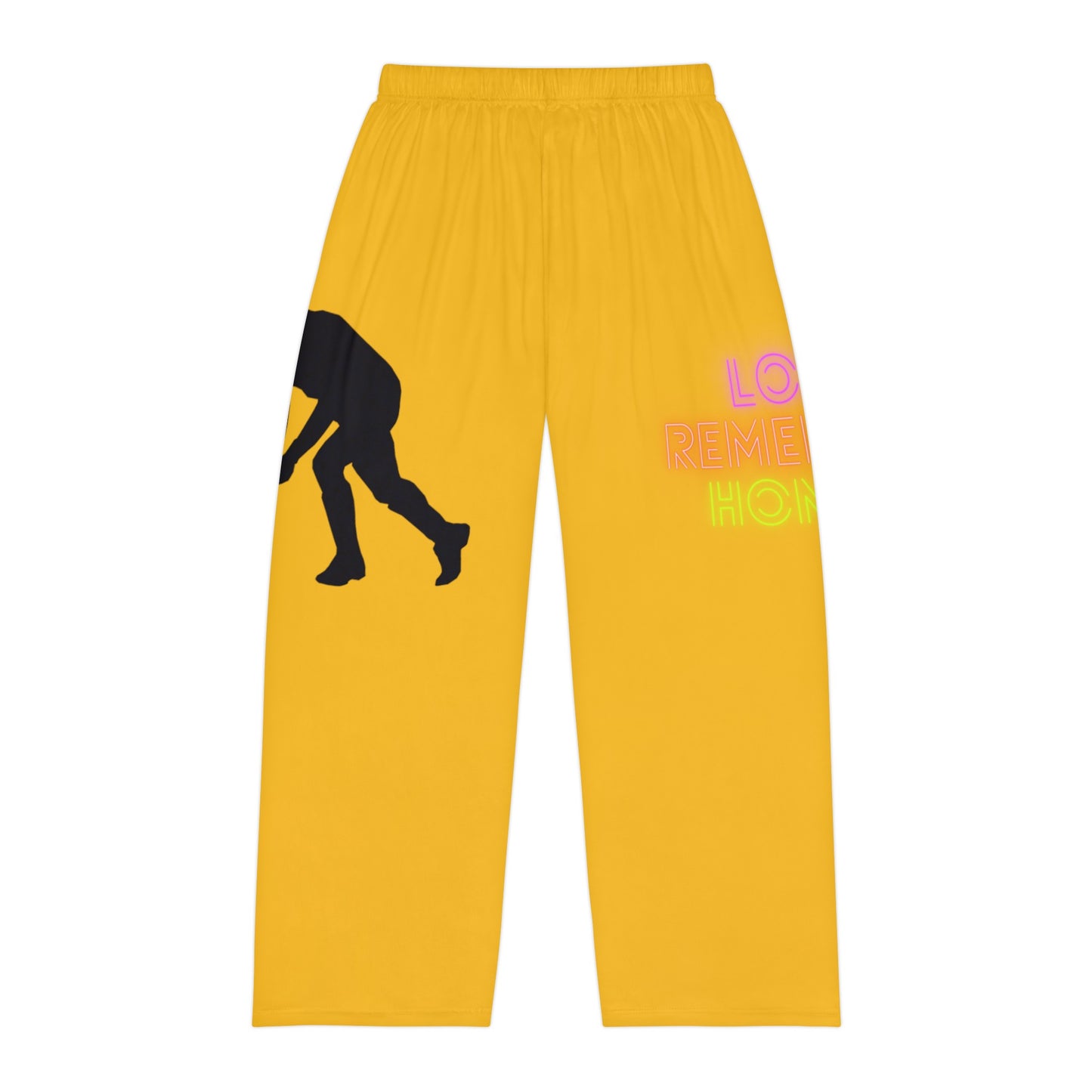 Men's Pajama Pants: Hockey Yellow