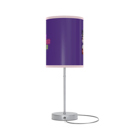 Lamp on a Stand, US|CA plug: Dragons Purple