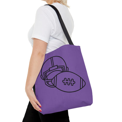 Tote Bag: Football Lite Purple