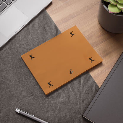 Post-it® Note Pads: Baseball Lite Brown