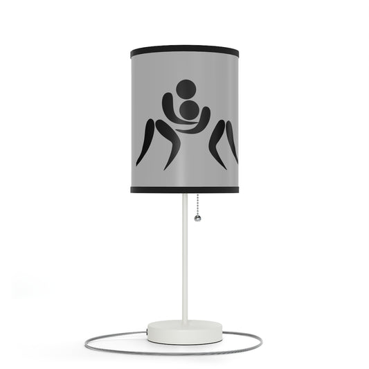 Lamp on a Stand, US|CA plug: Wrestling Lite Grey
