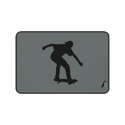 Desk Mat: Skateboarding Dark Grey