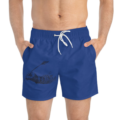 Swim Trunks: Writing Dark Blue