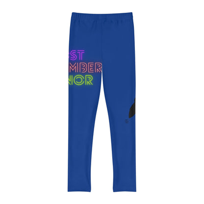 Youth Full-Length Leggings: Lost Remember Honor Dark Blue