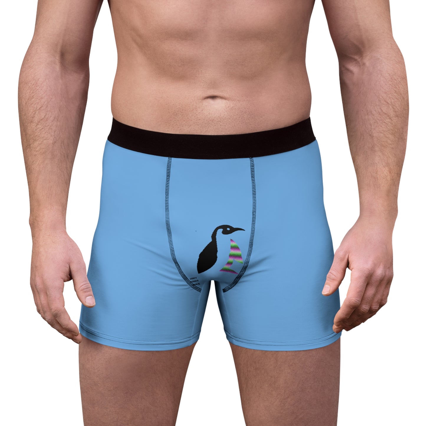 Men's Boxer Briefs Football Lite Blue