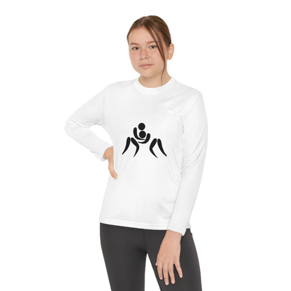 Youth Long Sleeve Competitor Tee: Wrestling