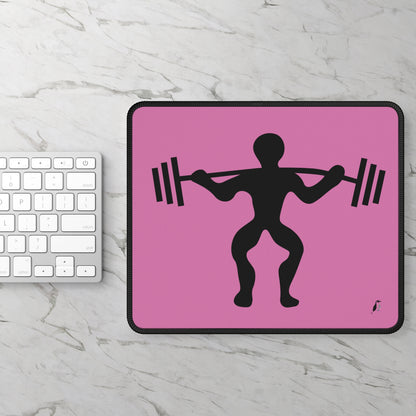 Gaming Mouse Pad: Weightlifting Lite Pink