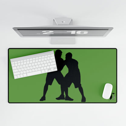 Desk Mats: Basketball Green