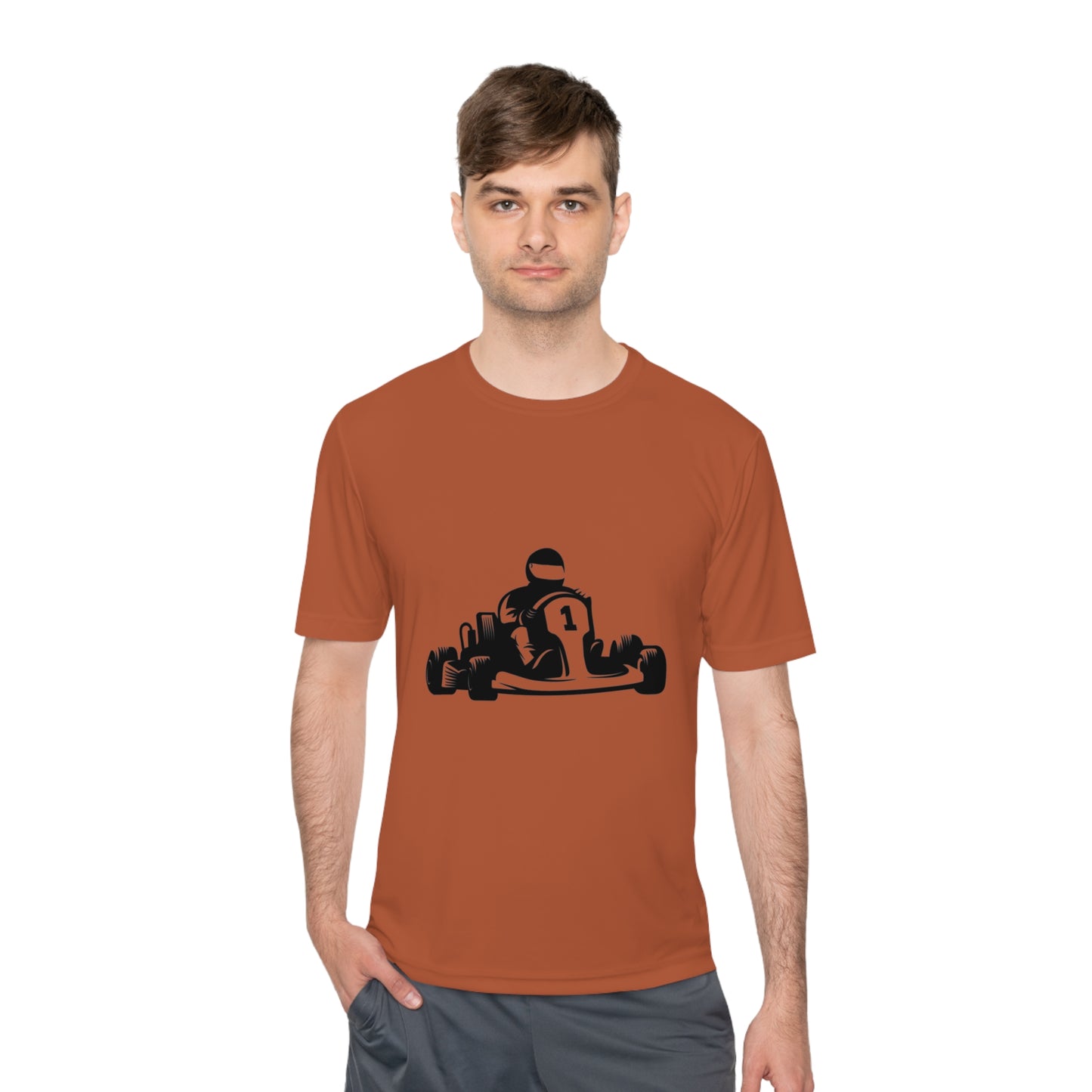 Moisture Wicking Tee: Racing #1