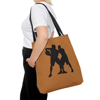 Tote Bag: Basketball Lite Brown