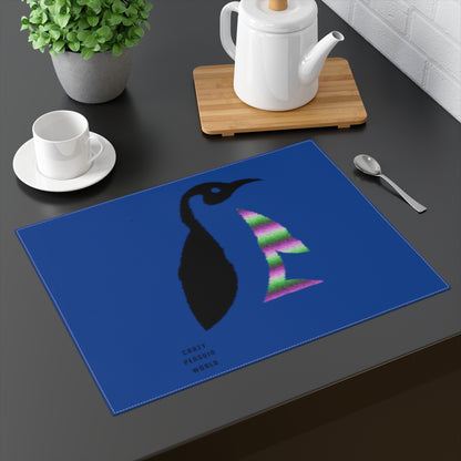 Placemat, 1pc: Crazy Penguin World Logo Dark Blue